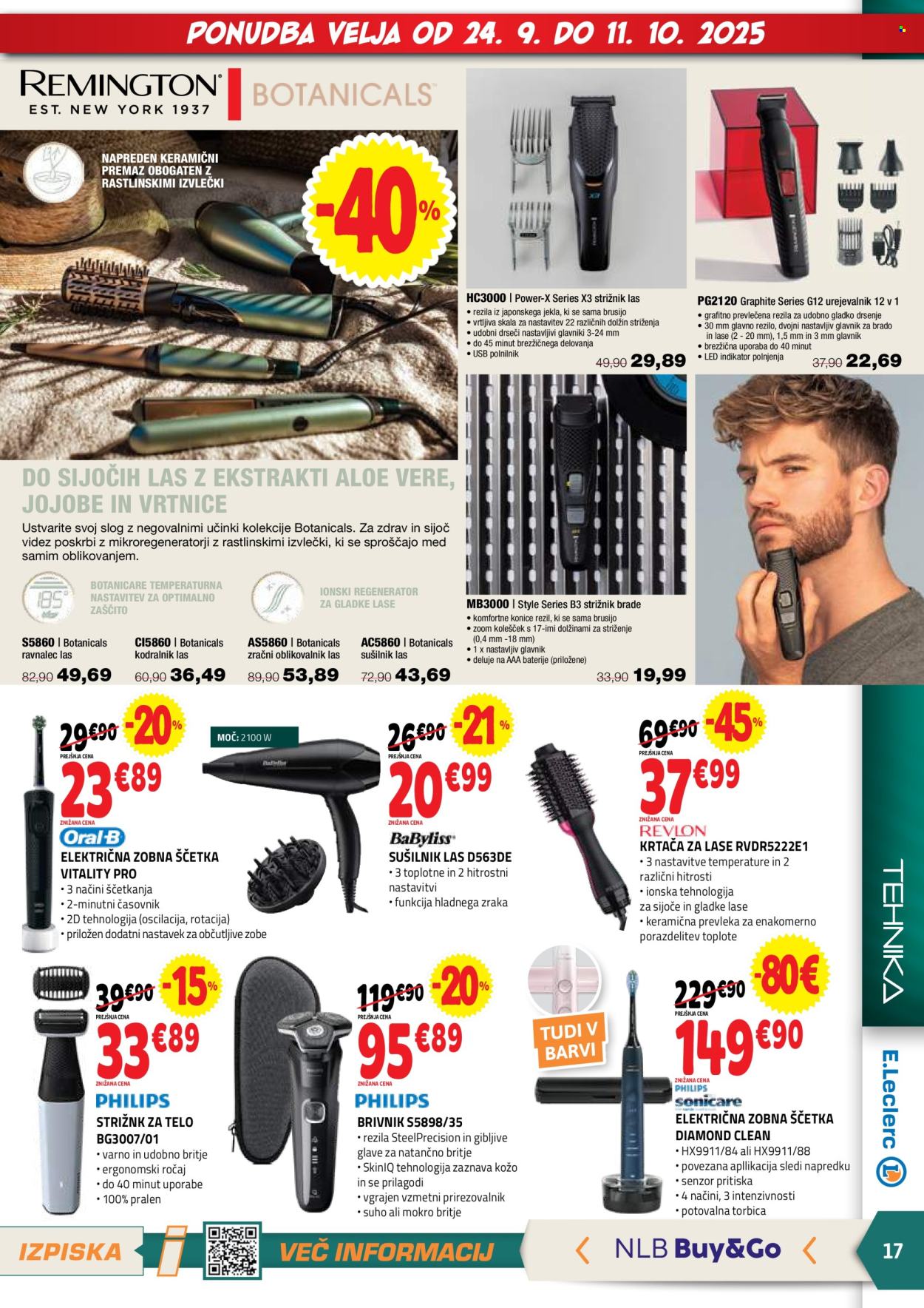E.Leclerc katalog - 24.9.2025 - 4.10.2025. Stran 17