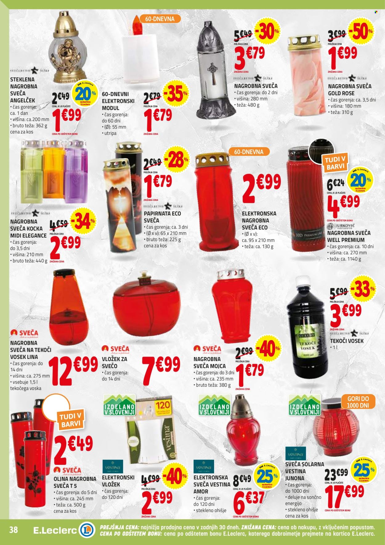 E.Leclerc katalog - 24.9.2025 - 4.10.2025. Stran 38