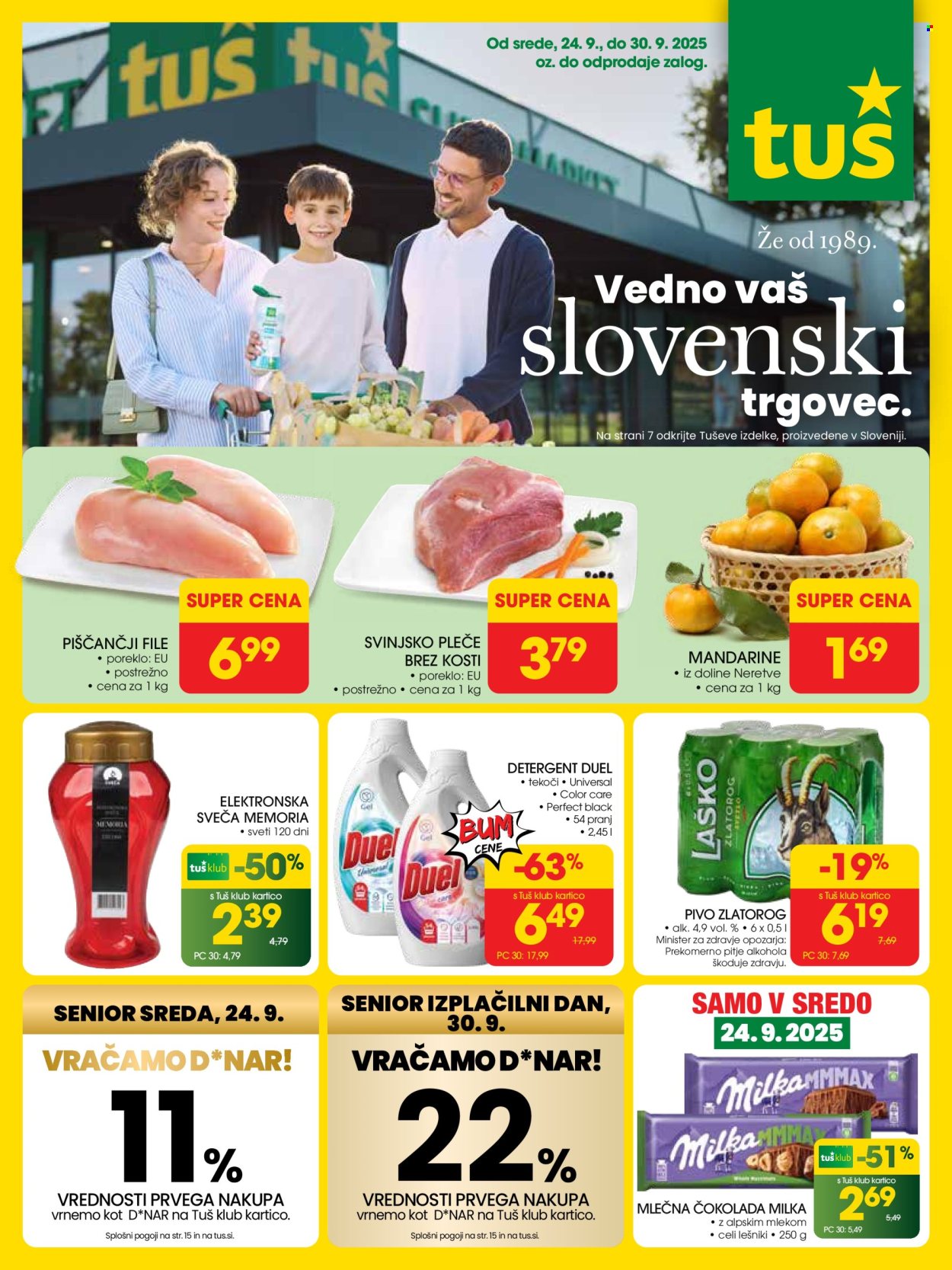 Tuš katalog - 24.9.2025 - 30.9.2025. Stran 1