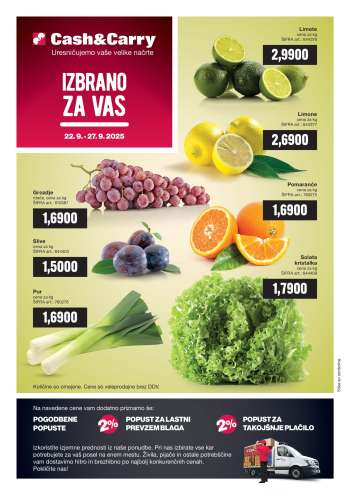 Mercator Cash & Carry katalog - 22.9.2025 - 27.9.2025.