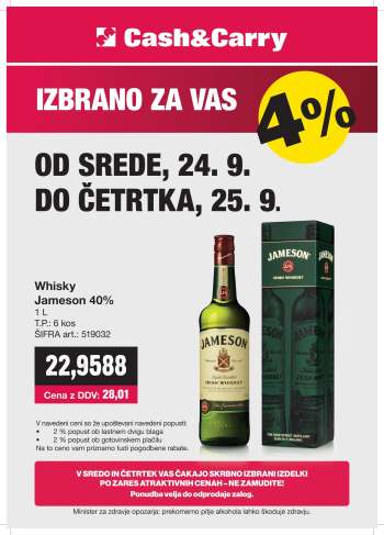 Mercator Cash & Carry katalog - 24.9.2025 - 25.9.2025.