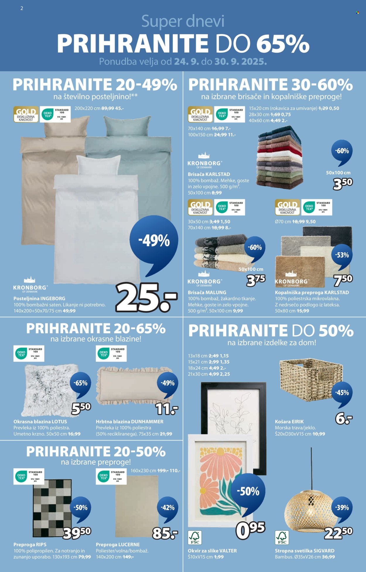 JYSK katalog - 24.9.2025 - 14.10.2025. Stran 2