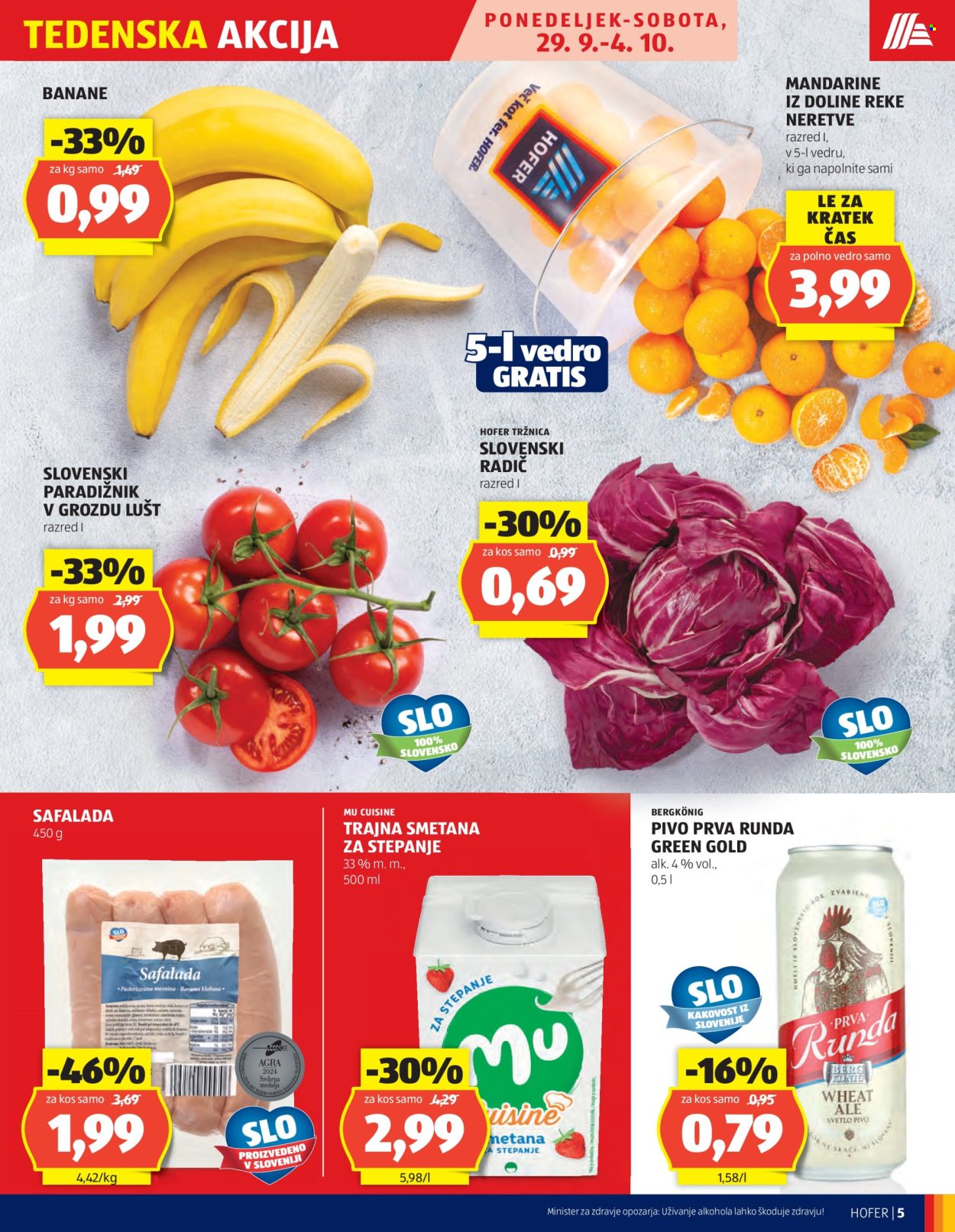 Hofer katalog - 25.9.2025 - 4.10.2025. Stran 5
