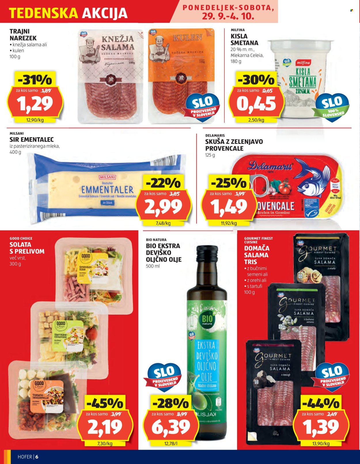 Hofer katalog - 25.9.2025 - 4.10.2025. Stran 6