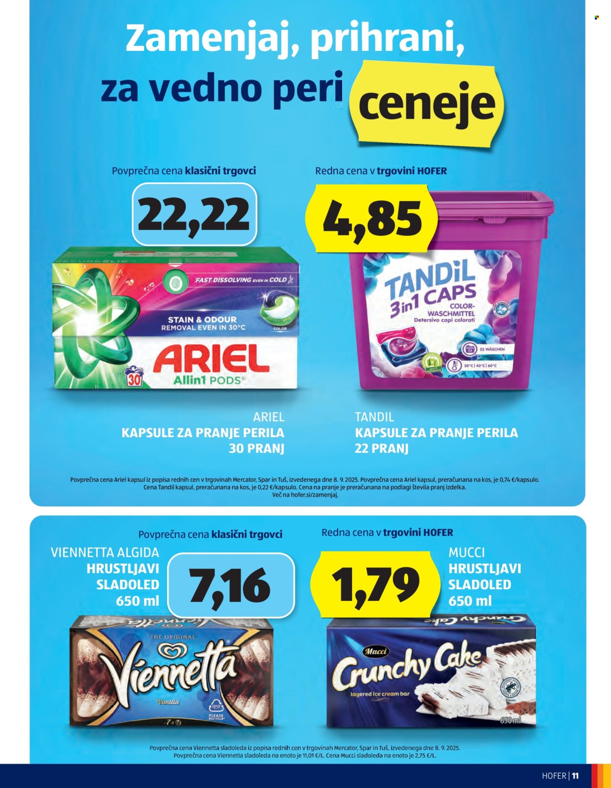 Hofer katalog - 25.9.2025 - 4.10.2025. Stran 11