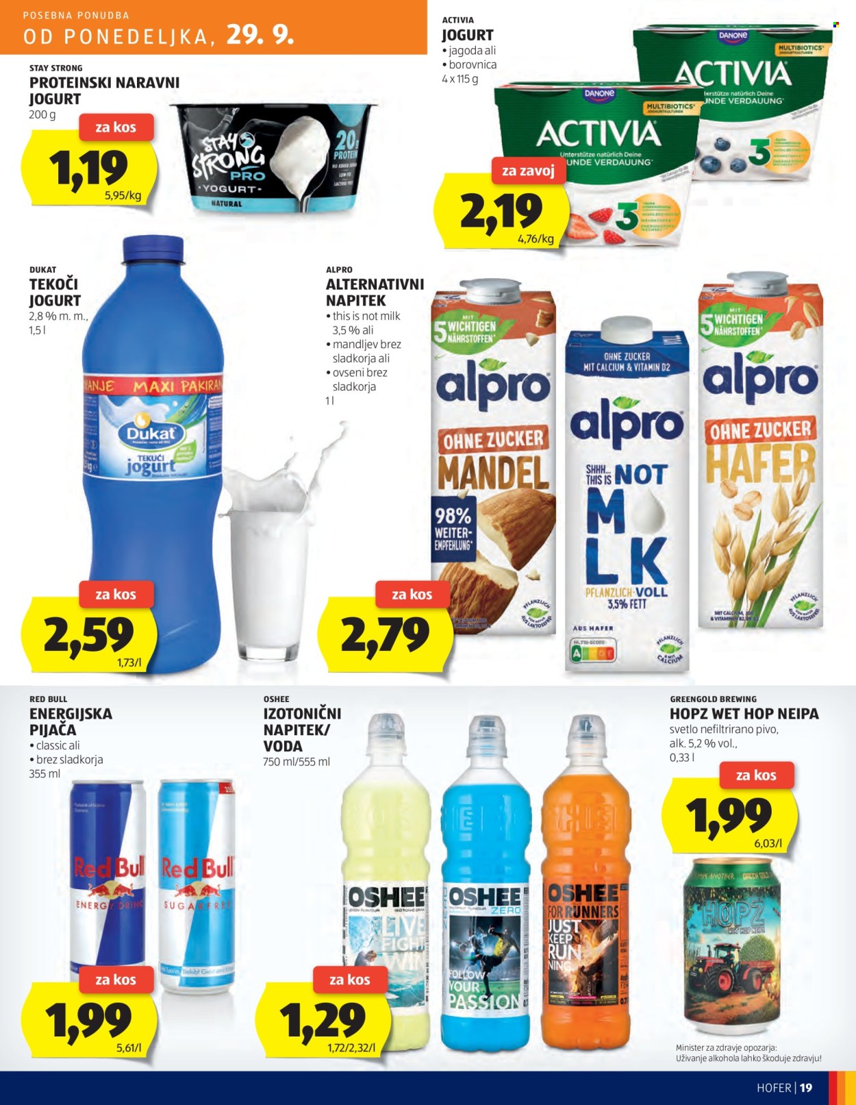 Hofer katalog - 25.9.2025 - 4.10.2025. Stran 19