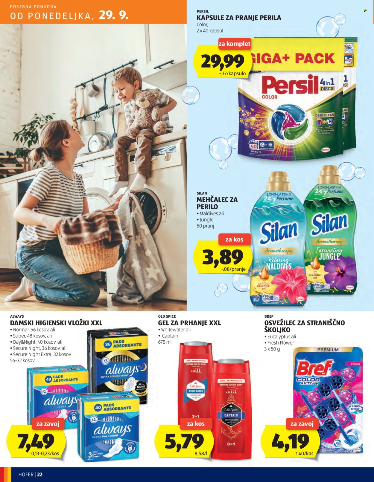 Hofer katalog - 25.9.2025 - 4.10.2025. Stran 22