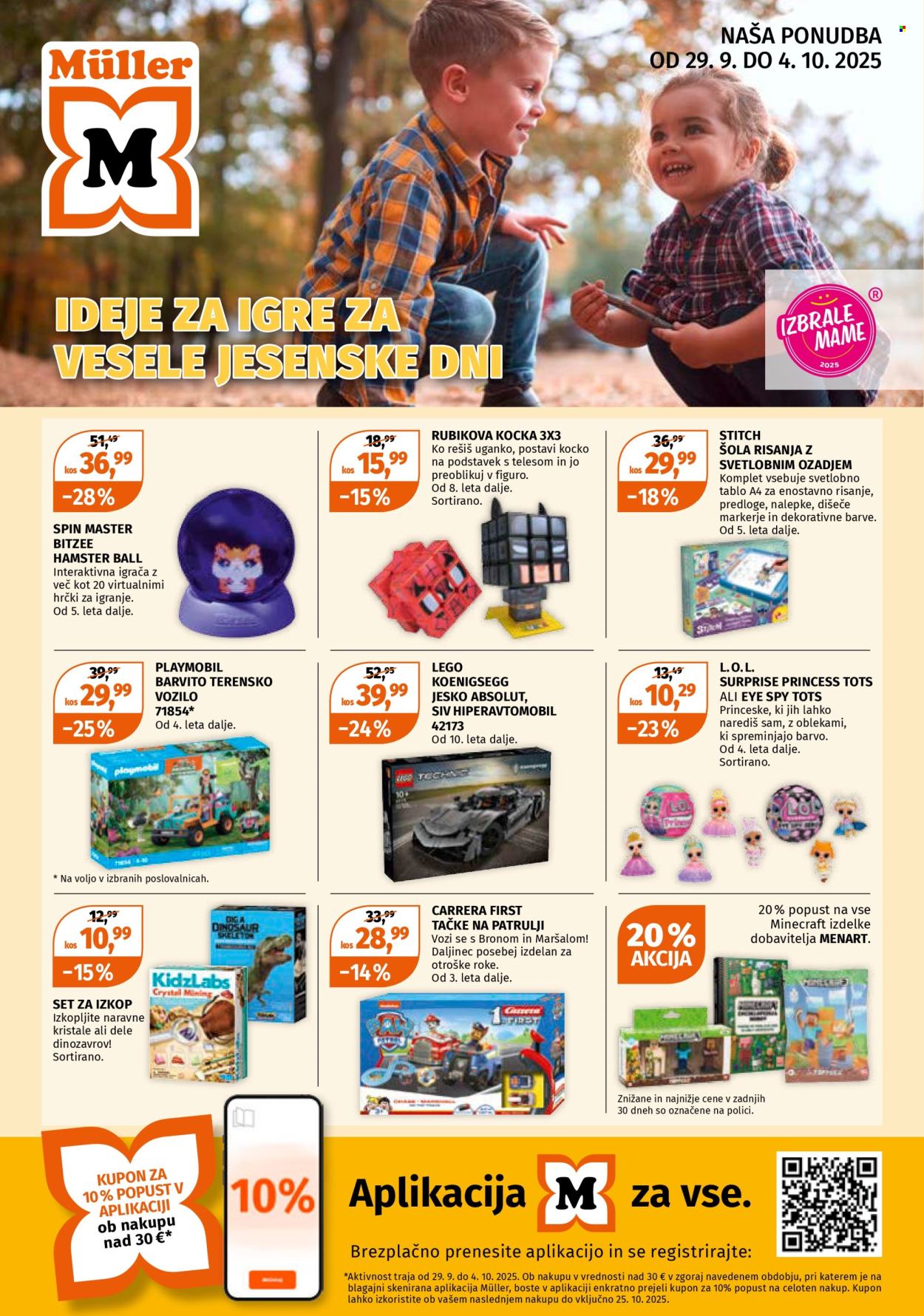 Müller katalog - 29.9.2025 - 4.10.2025. Stran 1
