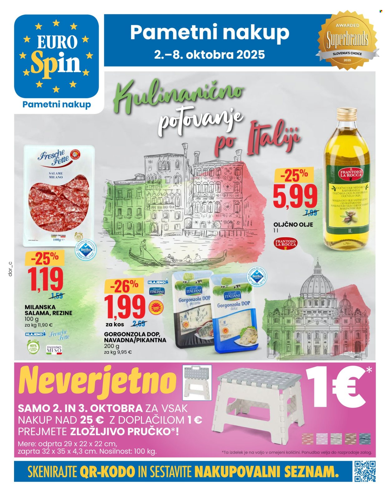 EuroSpin katalog - 2.10.2025 - 8.10.2025. Stran 1