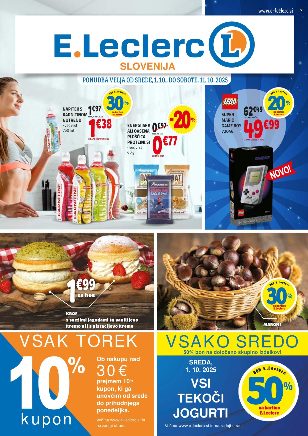 E.Leclerc katalog - 1.10.2025 - 11.10.2025. Stran 1