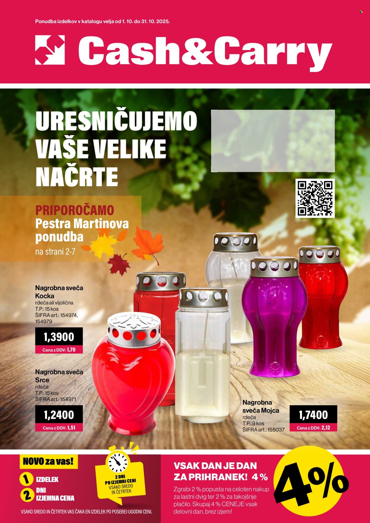 Mercator Cash & Carry katalog - 1.10.2025 - 31.10.2025. Stran 1