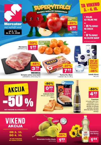 Mercator katalog - 2.10.2025 - 8.10.2025.