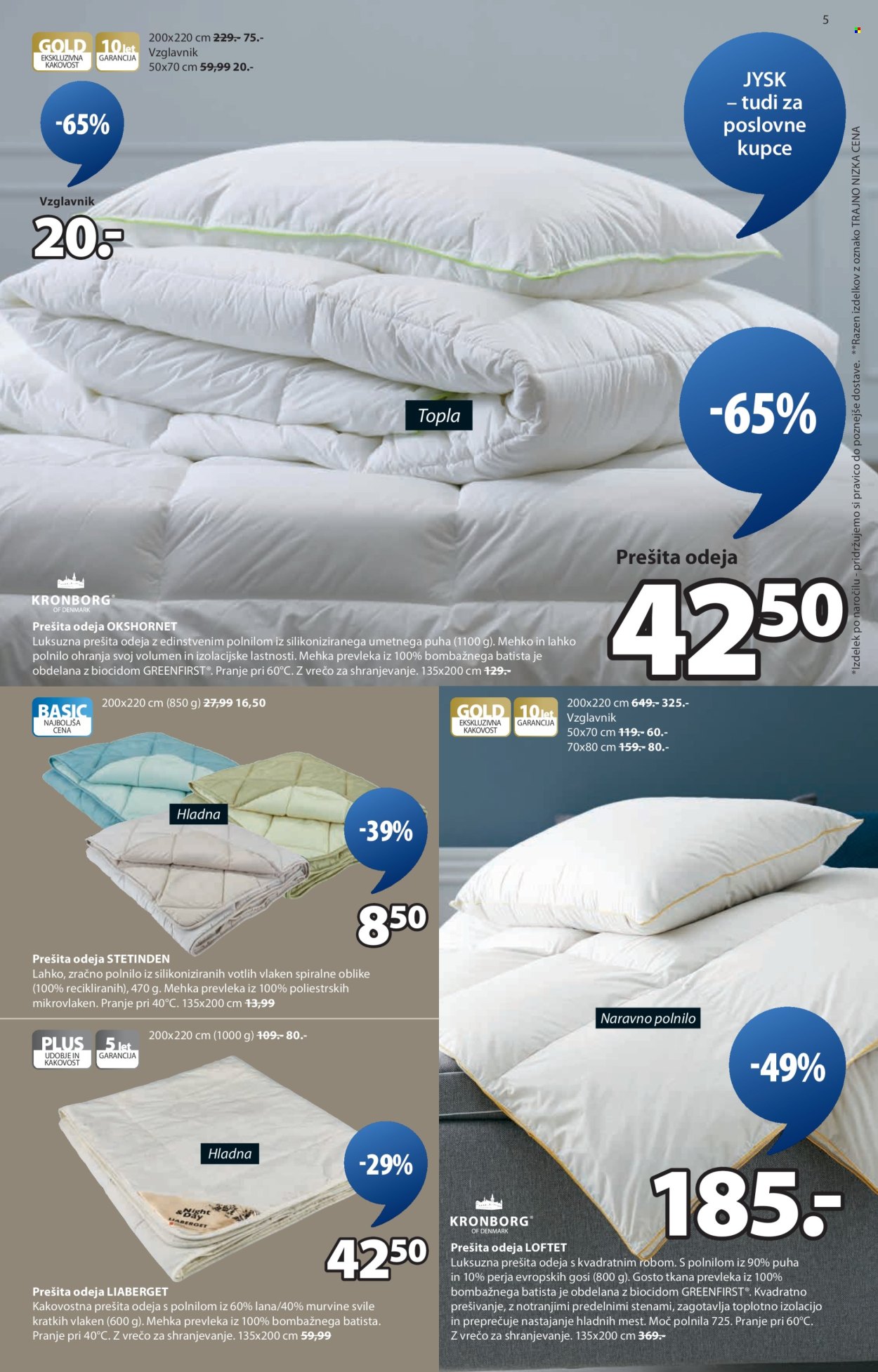 JYSK katalog - 1.10.2025 - 14.10.2025. Stran 5