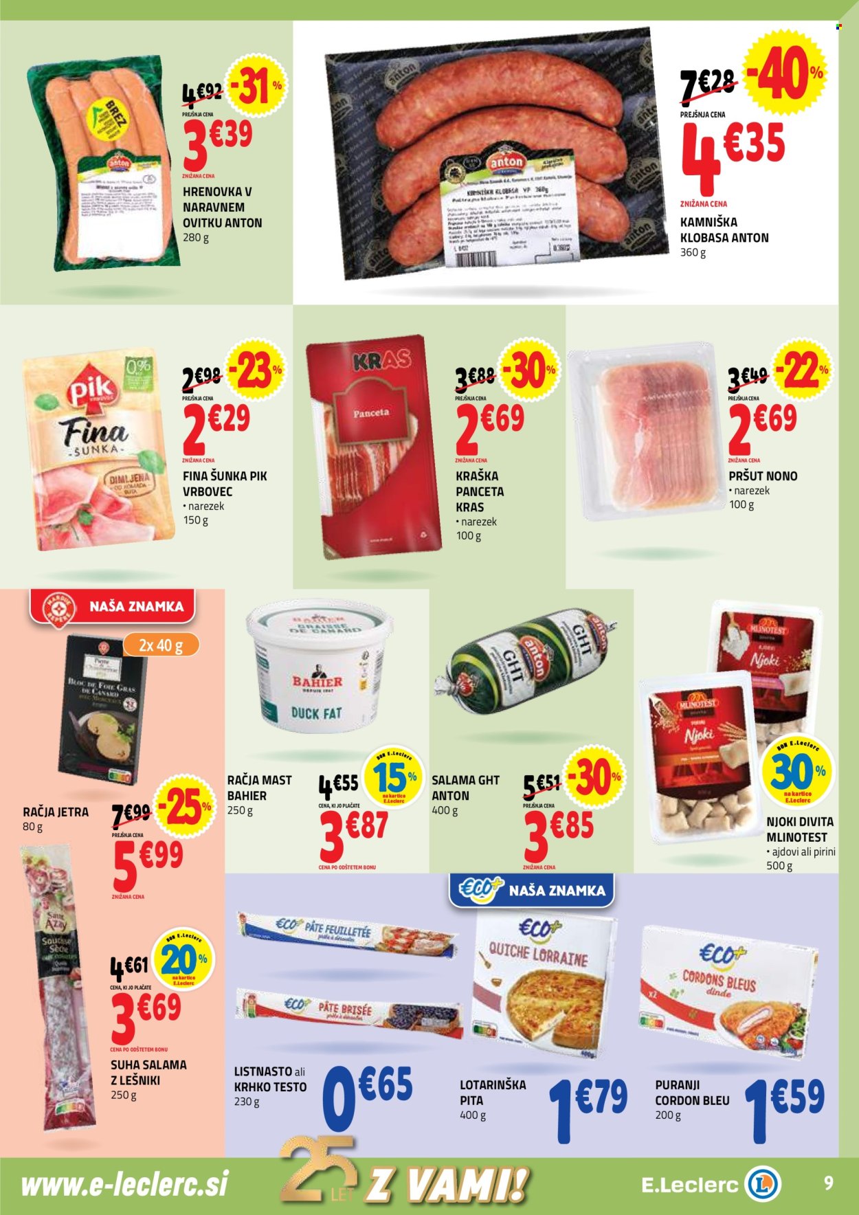 E.Leclerc katalog - 8.10.2025 - 18.10.2025. Stran 9
