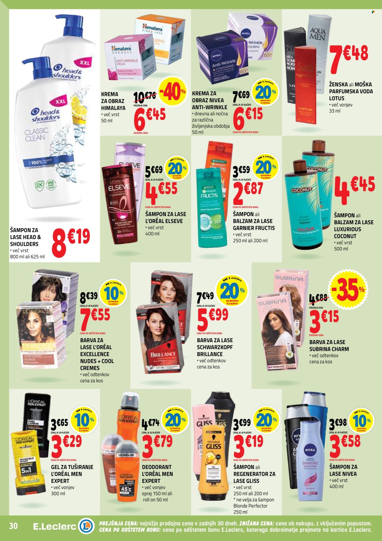 E.Leclerc katalog - 8.10.2025 - 18.10.2025. Stran 30