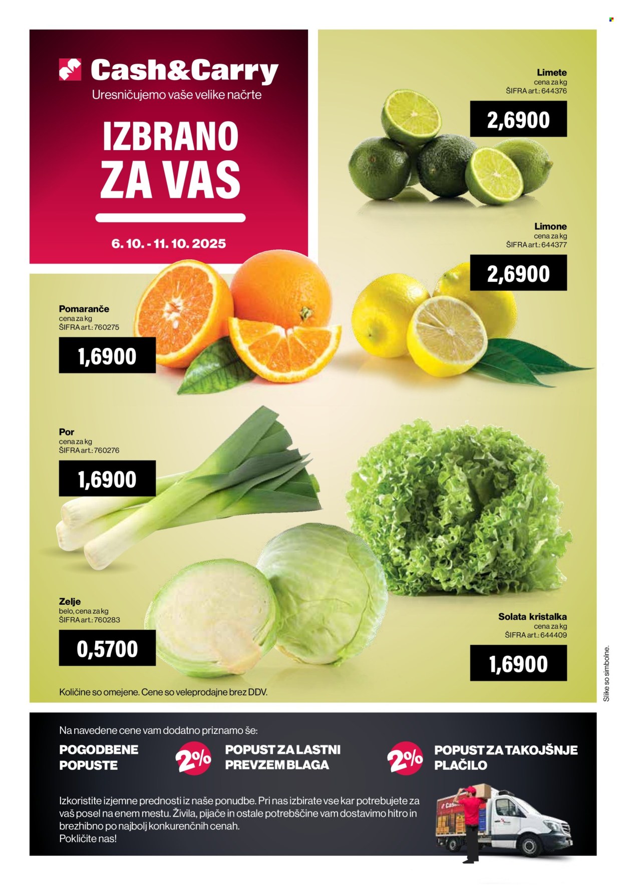 Mercator Cash & Carry katalog - 6.10.2025 - 11.10.2025. Stran 1
