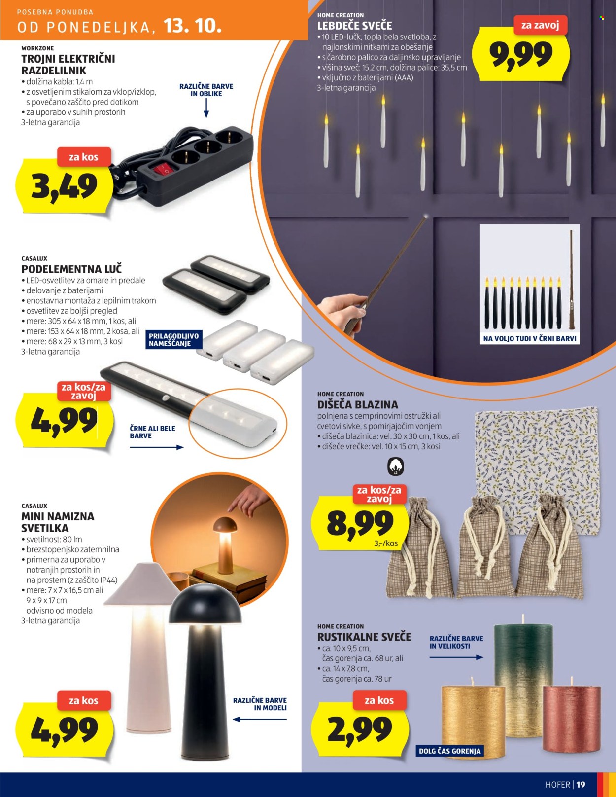 Hofer katalog - 9.10.2025 - 16.10.2025. Stran 19