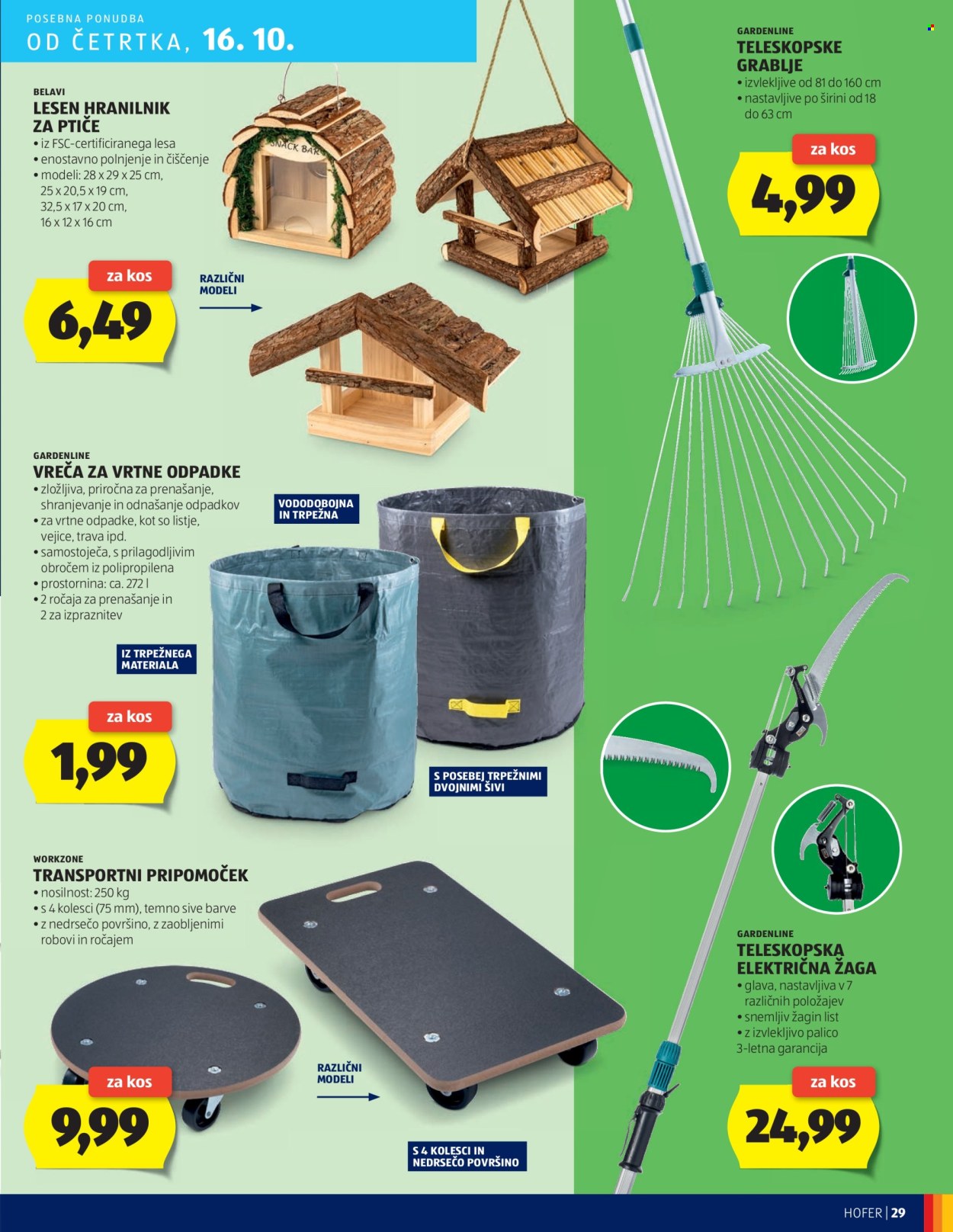 Hofer katalog - 9.10.2025 - 16.10.2025. Stran 29
