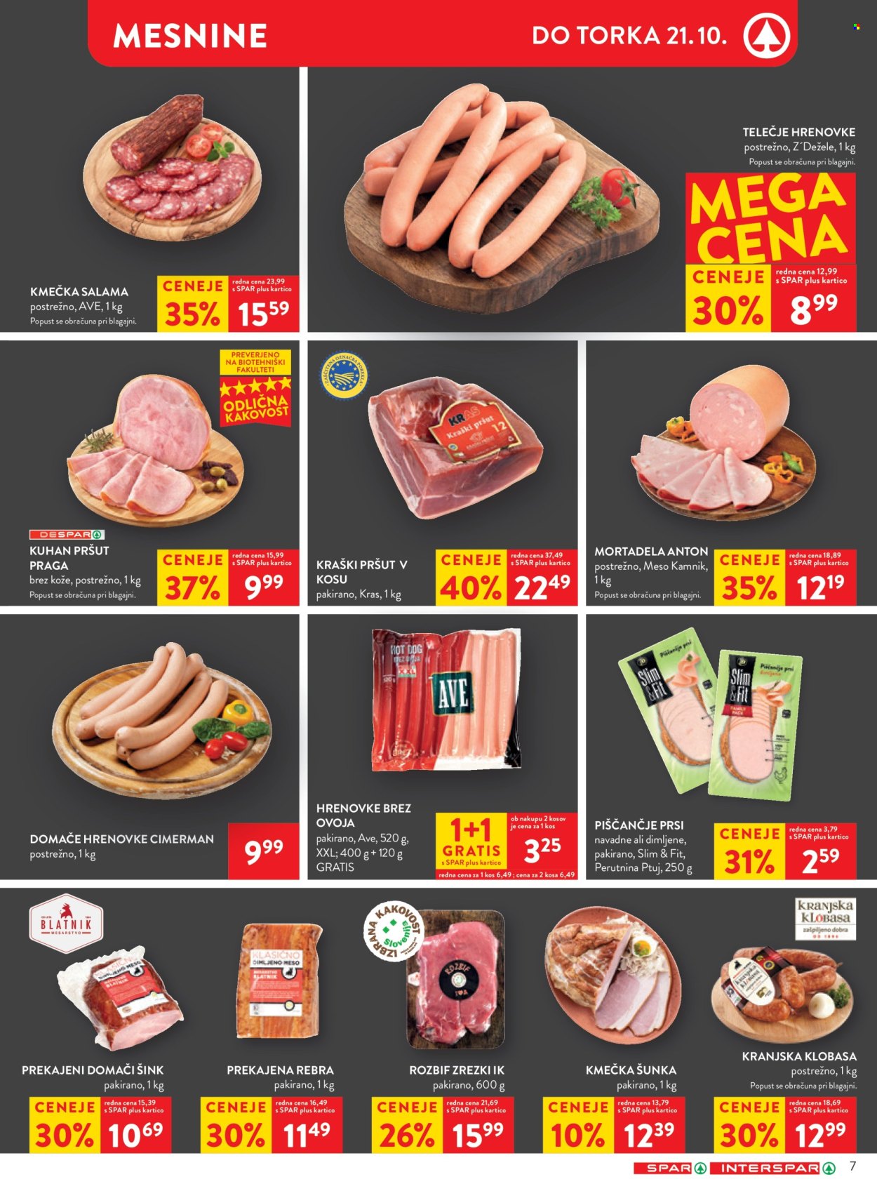 SPAR katalog - 15.10.2025 - 28.10.2025. Stran 7