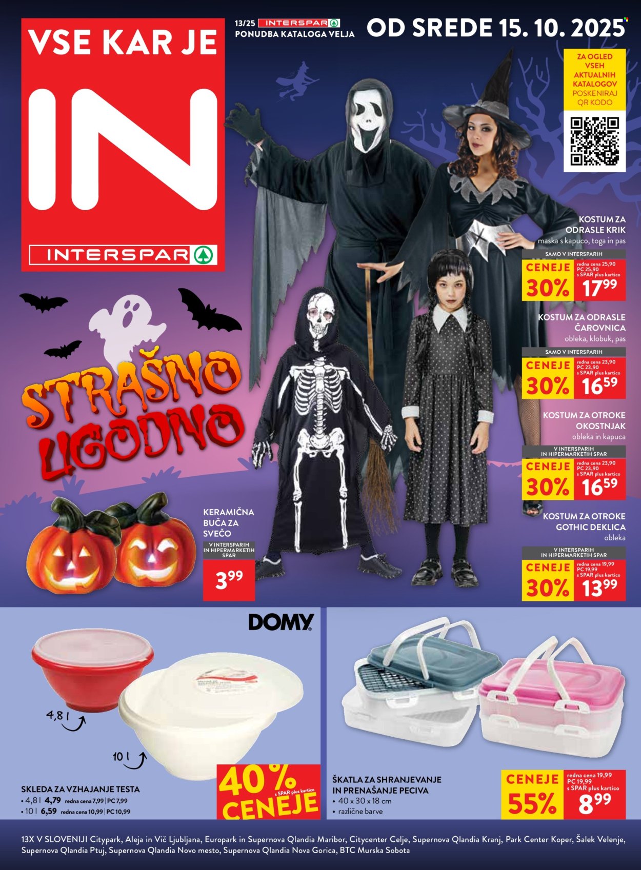 INTERSPAR katalog - 15.10.2025 - 28.10.2025. Stran 1
