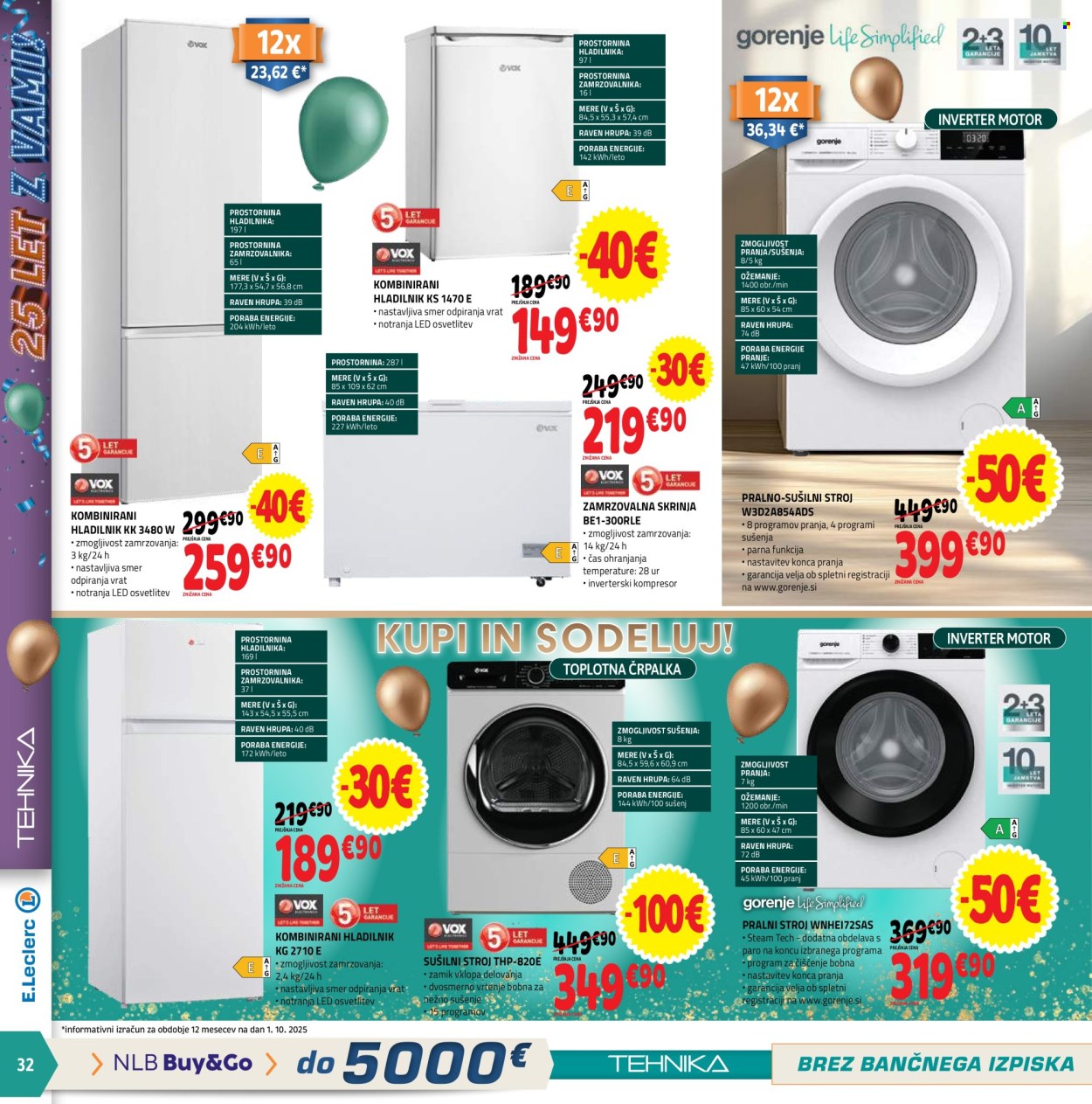 E.Leclerc katalog - 15.10.2025 - 25.10.2025. Stran 32