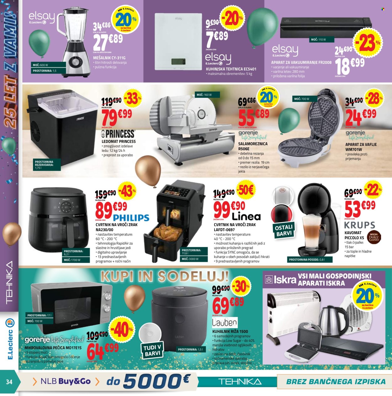 E.Leclerc katalog - 15.10.2025 - 25.10.2025. Stran 34