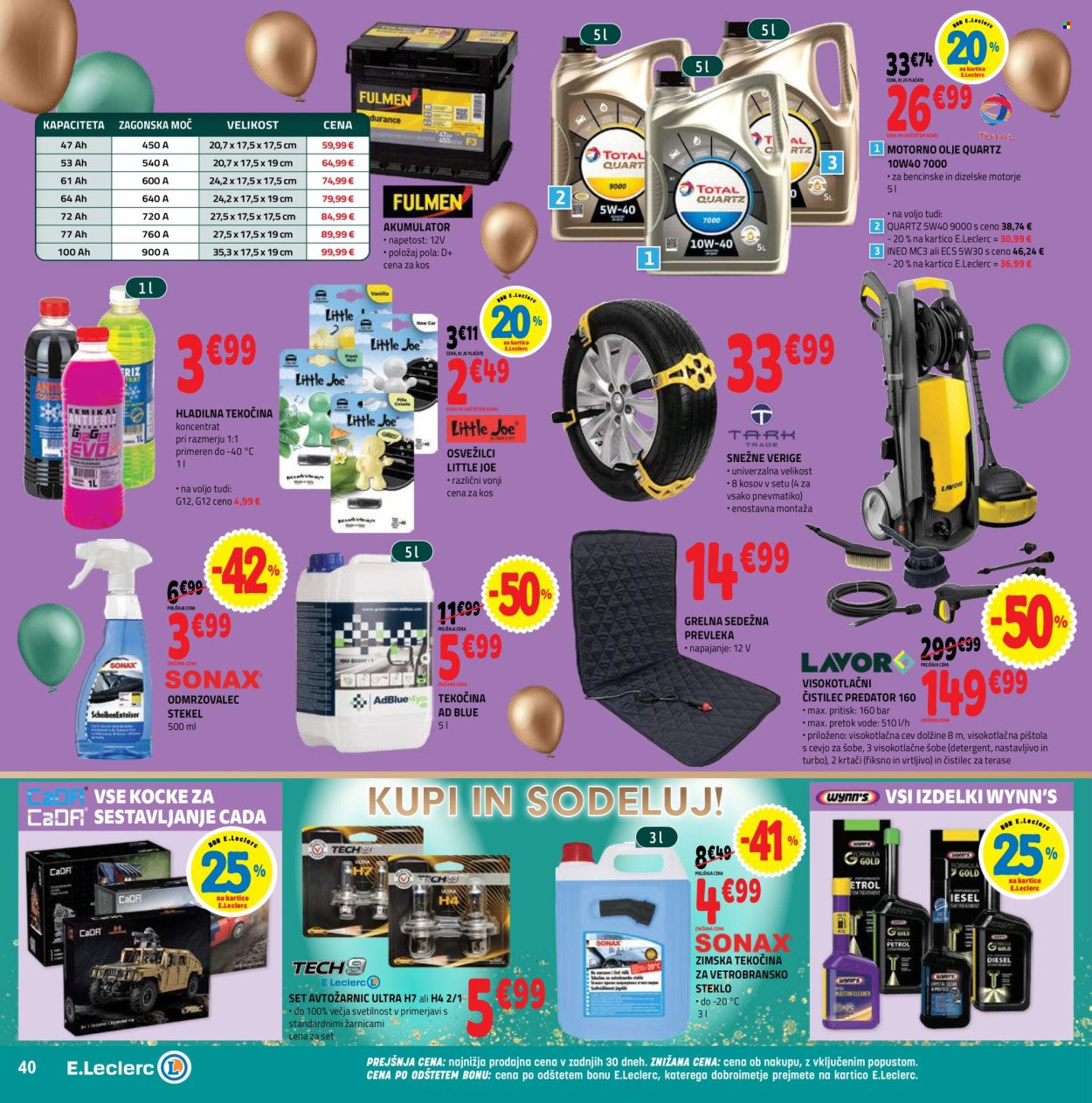E.Leclerc katalog - 15.10.2025 - 25.10.2025. Stran 40