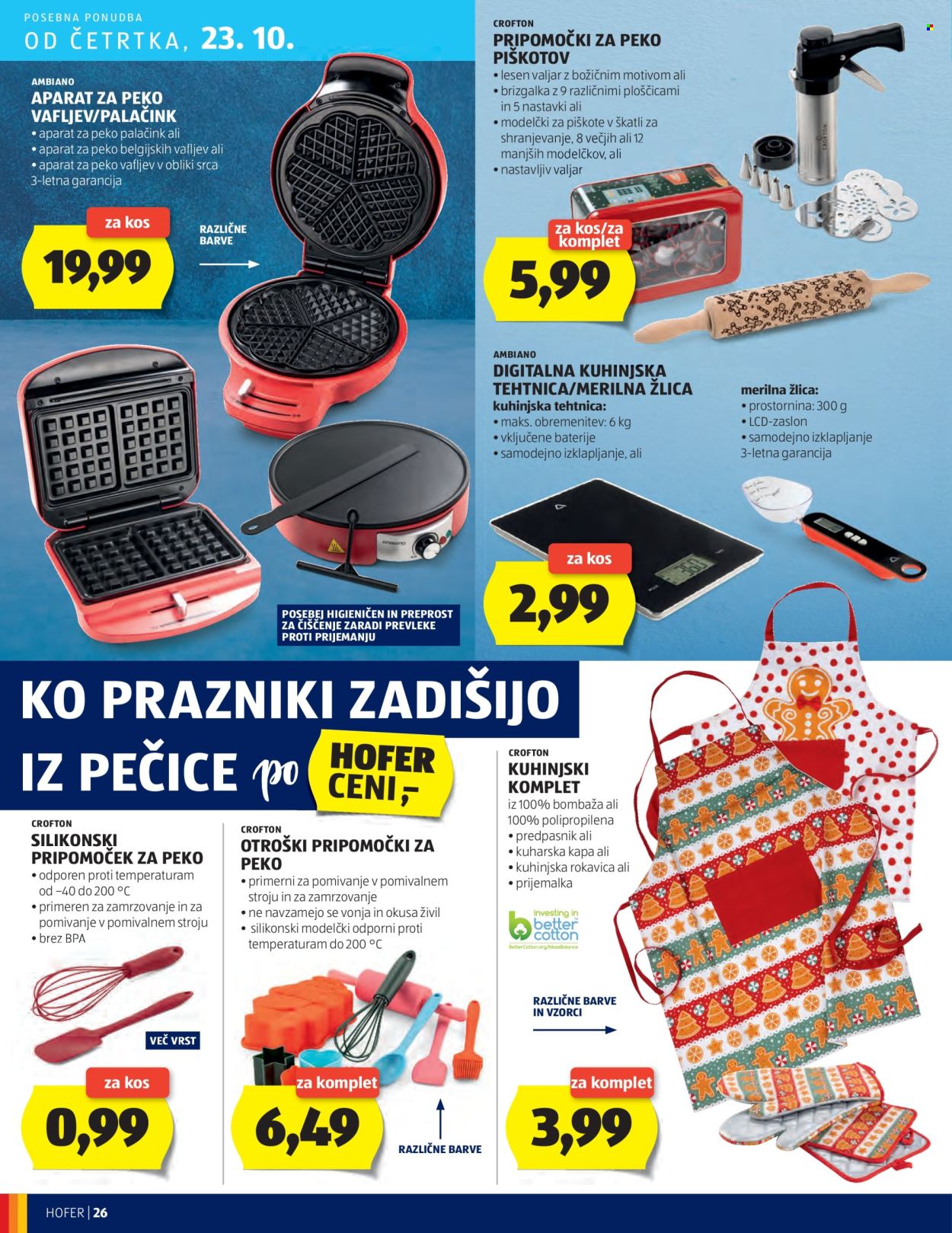 Hofer katalog - 16.10.2025 - 23.10.2025. Stran 26