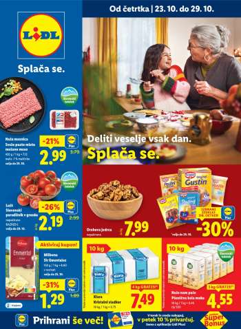 Lidl katalog - 23.10.2025 - 29.10.2025.