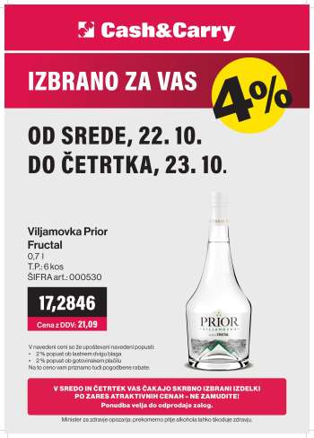 Mercator Cash & Carry katalog - 22.10.2025 - 23.10.2025.