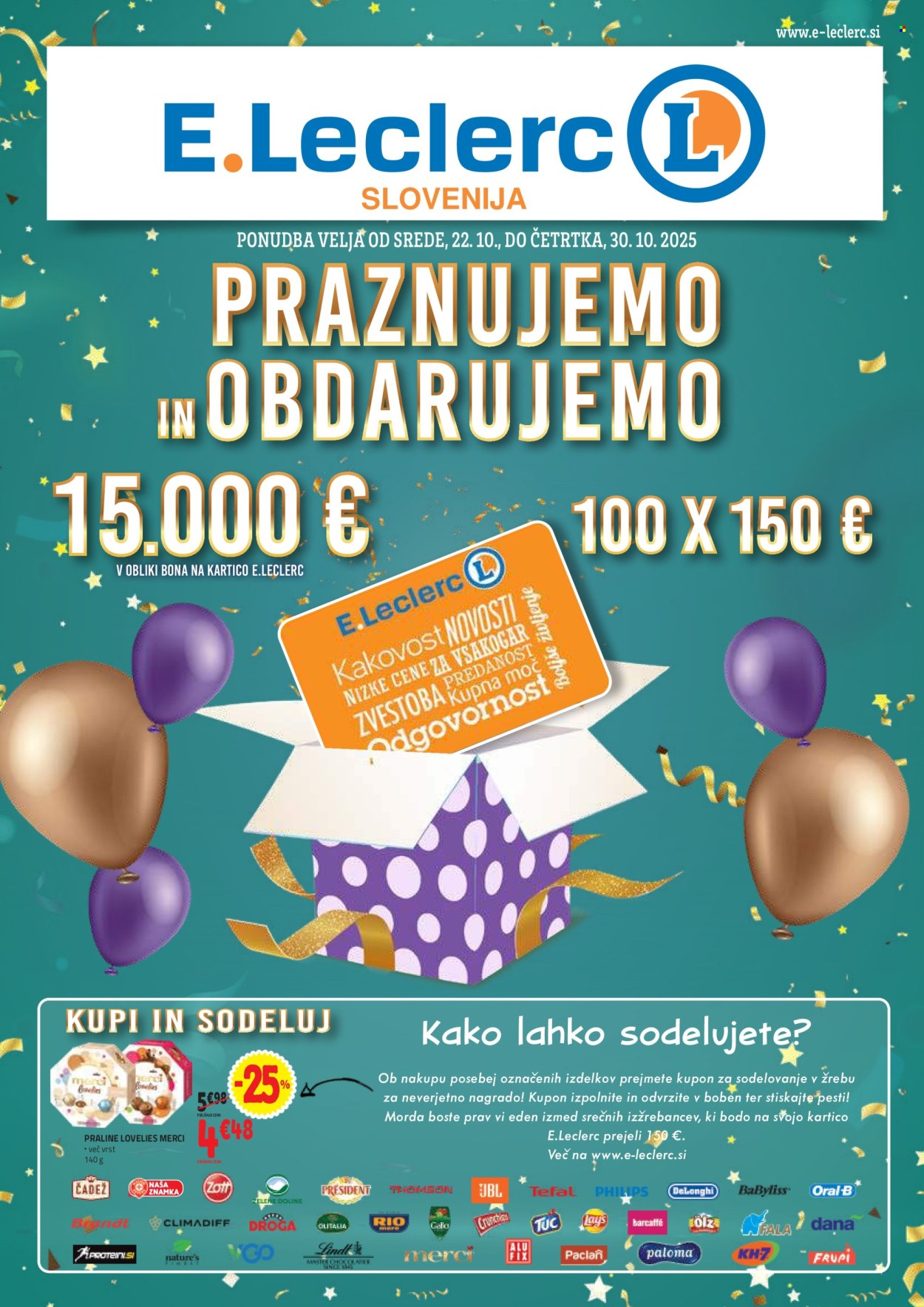 E.Leclerc katalog - 22.10.2025 - 30.10.2025. Stran 1