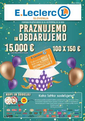 E.Leclerc katalog - 22.10.2025 - 30.10.2025.