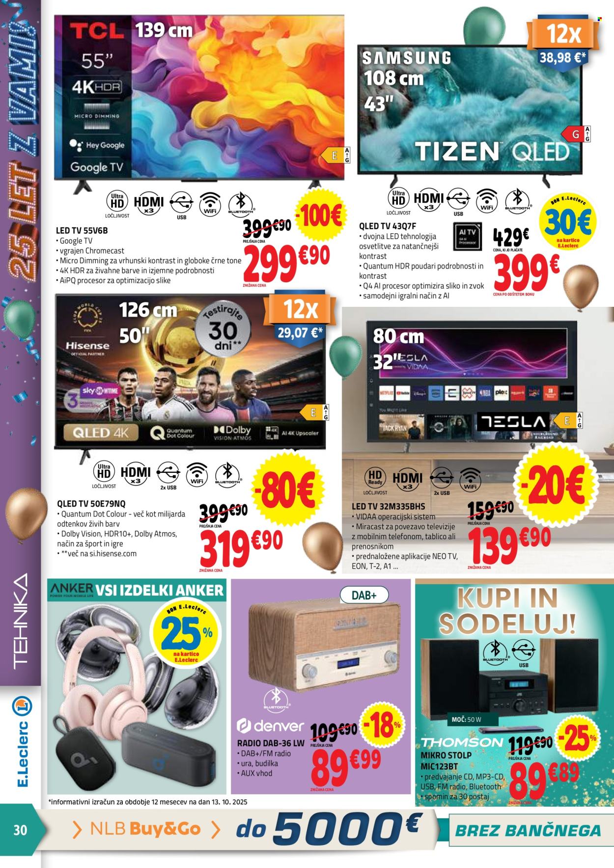 E.Leclerc katalog - 22.10.2025 - 30.10.2025. Stran 30