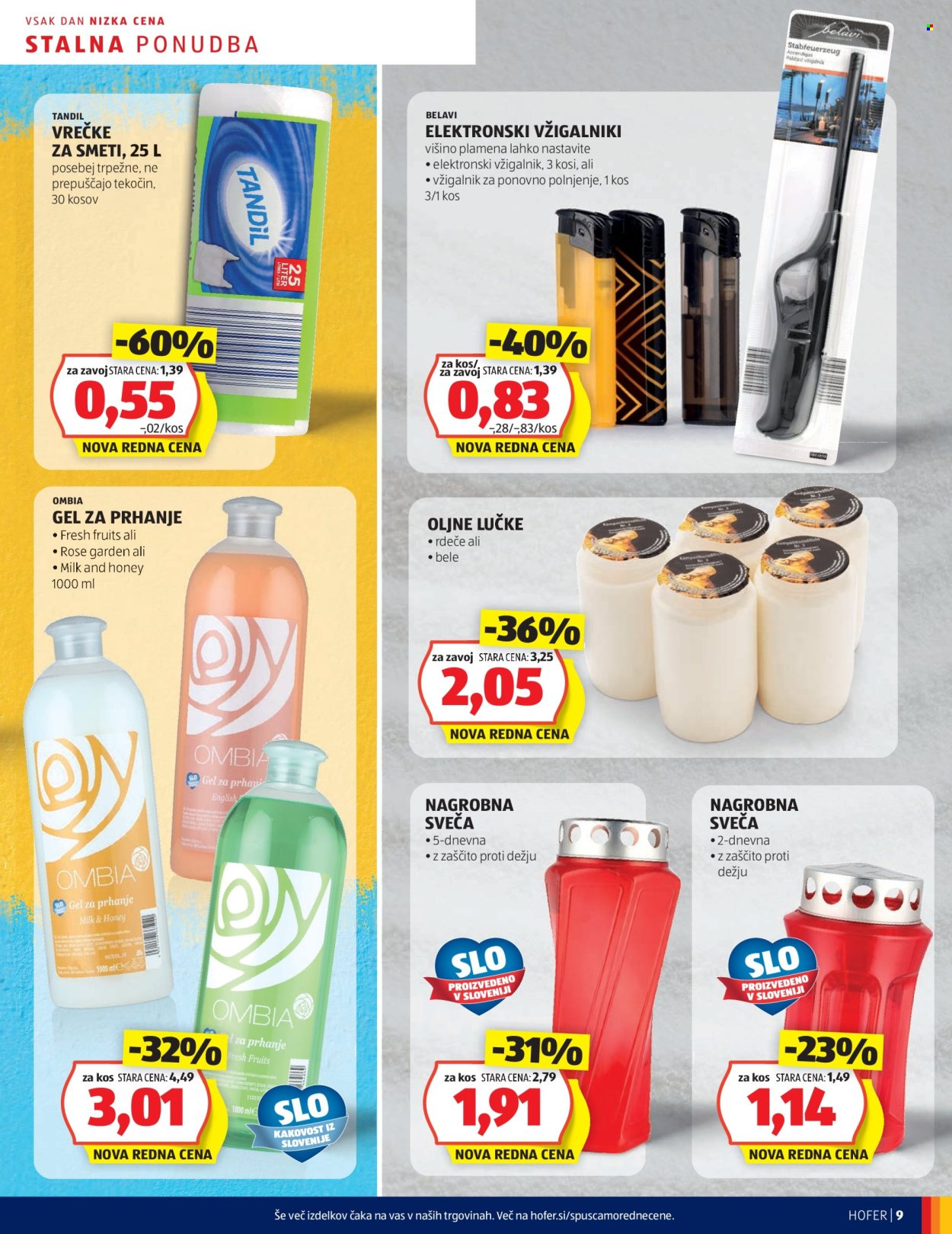 Hofer katalog - 23.10.2025 - 31.10.2025. Stran 9
