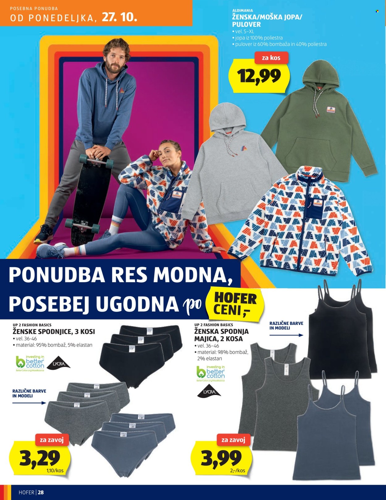 Hofer katalog - 23.10.2025 - 31.10.2025. Stran 28