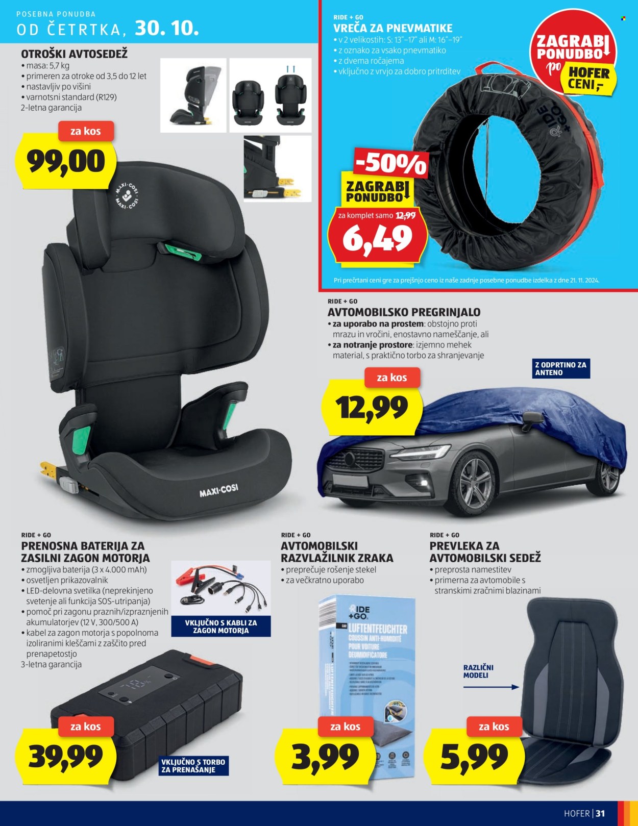 Hofer katalog - 23.10.2025 - 31.10.2025. Stran 31