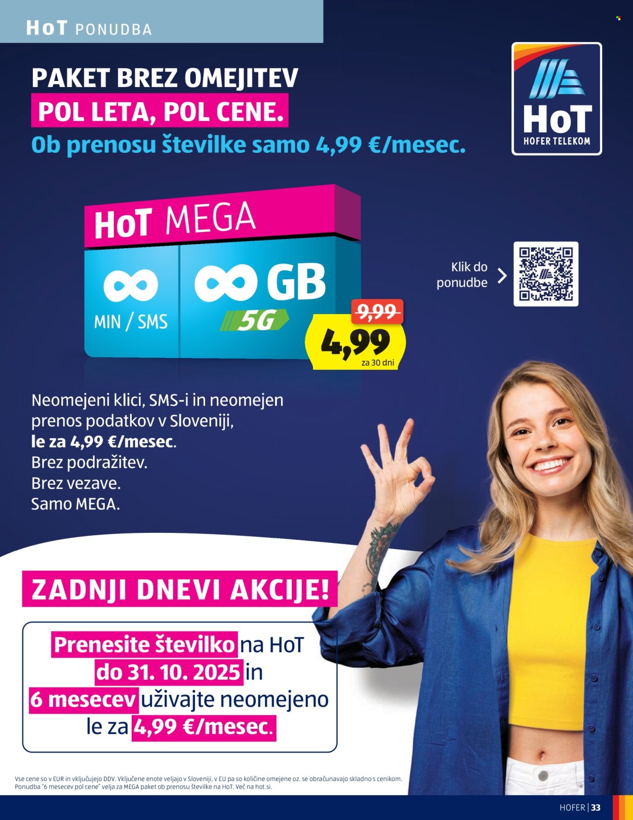 Hofer katalog - 23.10.2025 - 31.10.2025. Stran 33