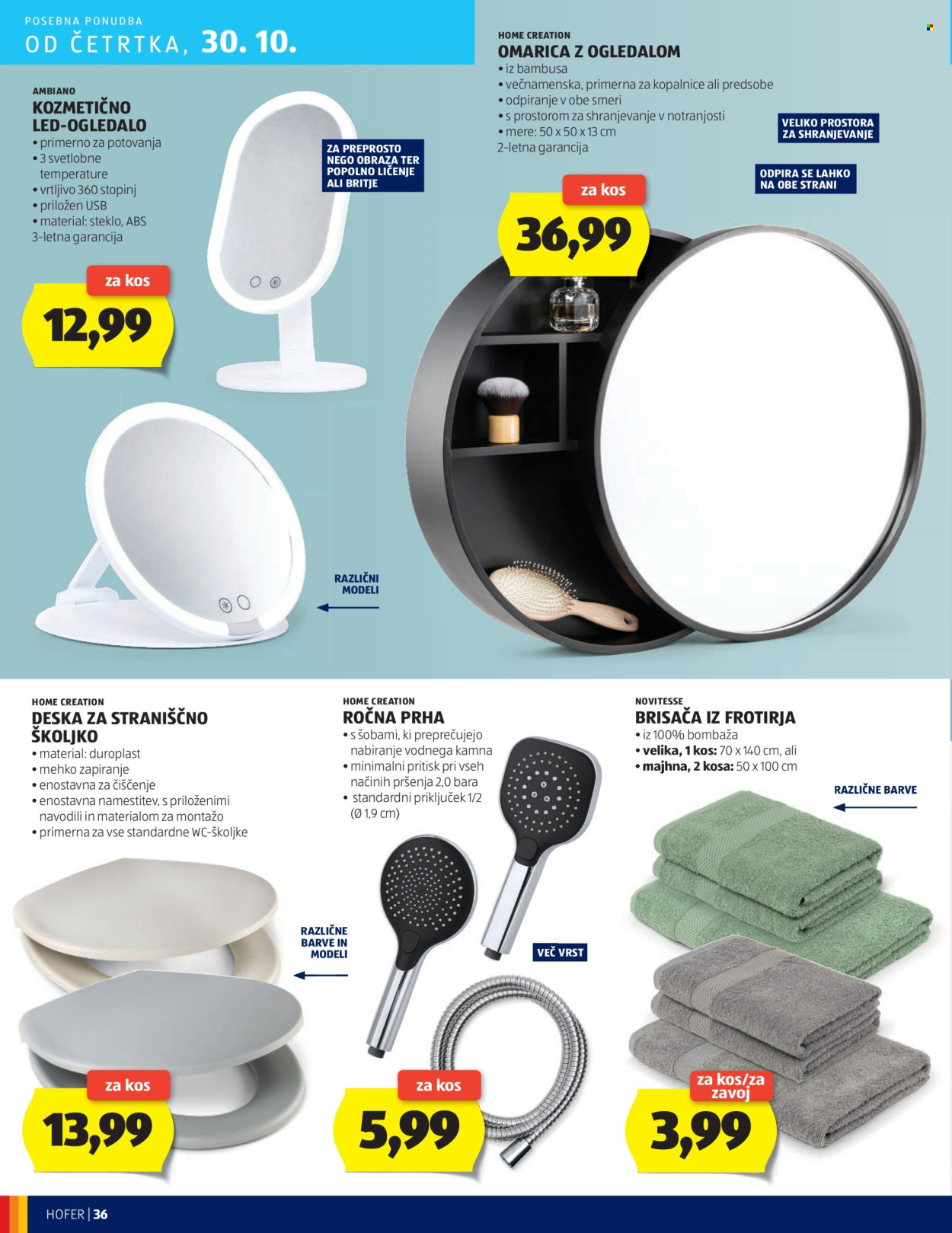 Hofer katalog - 23.10.2025 - 31.10.2025. Stran 36