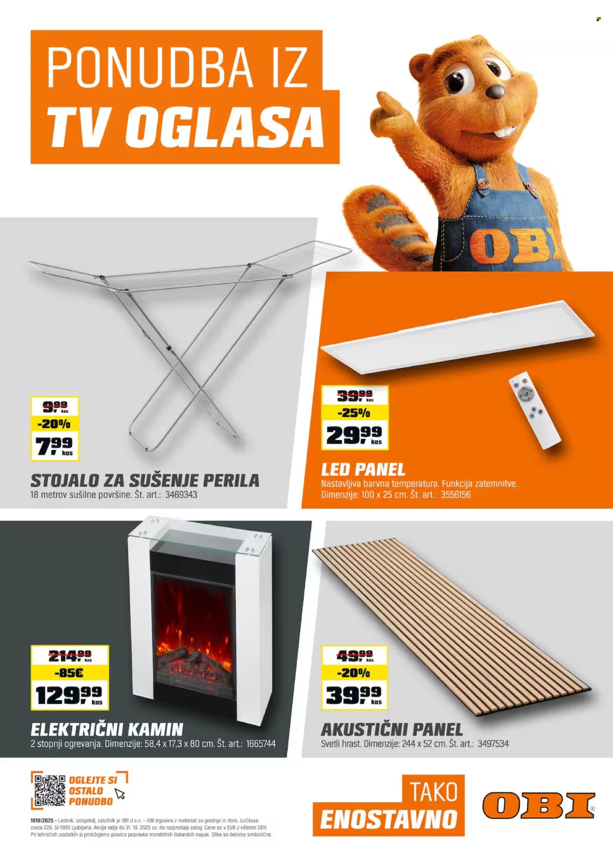 OBI katalog - 6.10.2025 - 31.10.2025. Stran 1