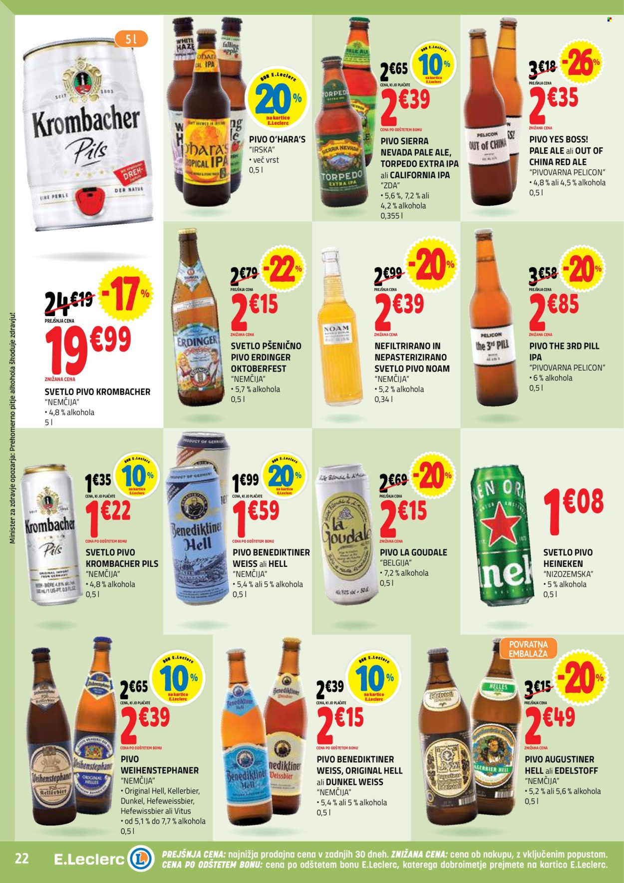E.Leclerc katalog - 29.10.2025 - 8.11.2025. Stran 22