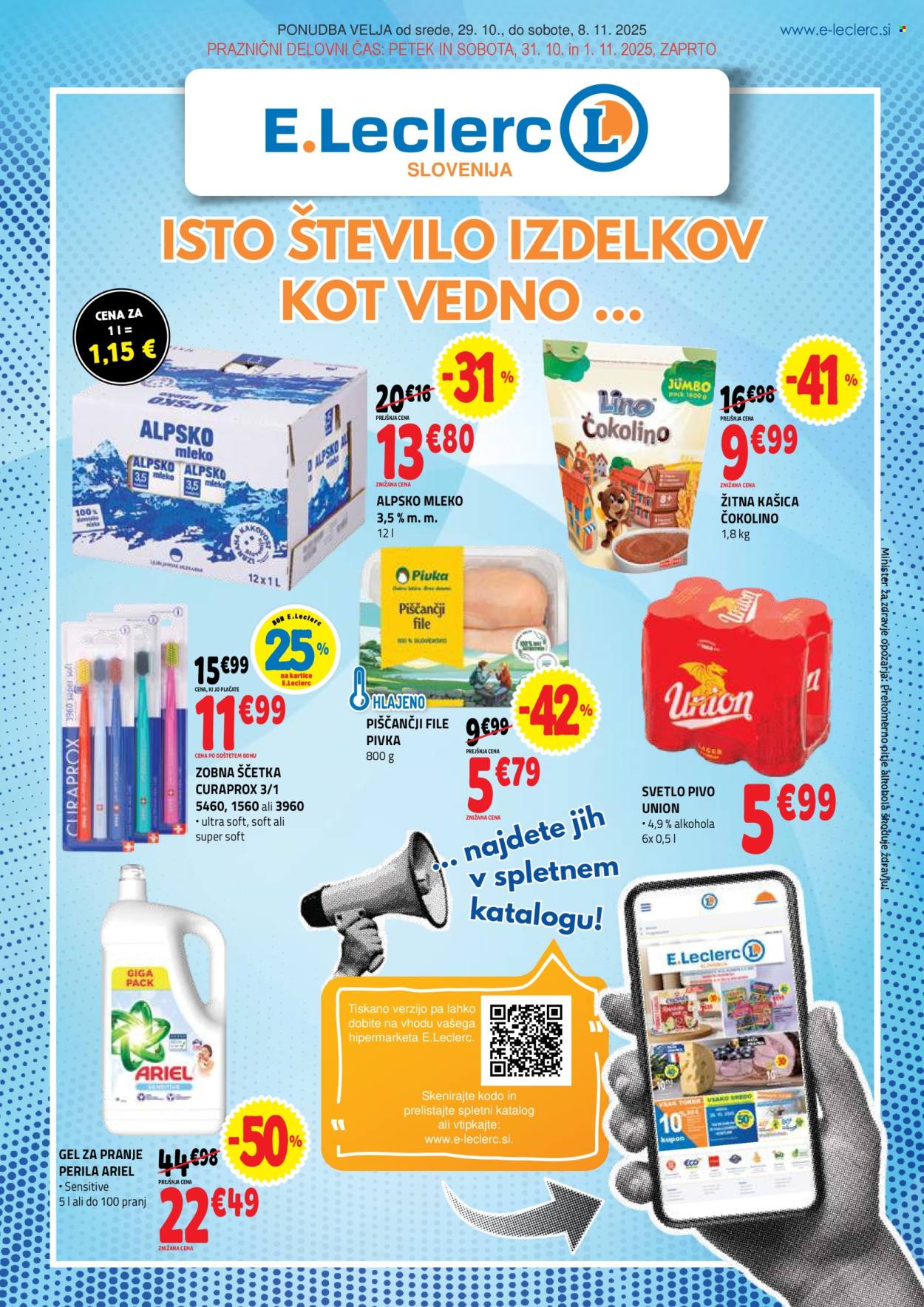 E.Leclerc katalog - 29.10.2025 - 8.11.2025. Stran 1