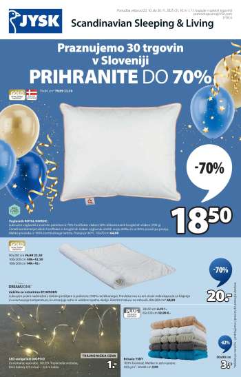 JYSK katalog - 22.10.2025 - 30.11.2025.
