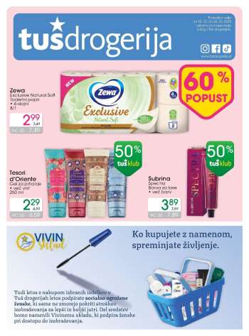 Tuš Drogeria katalog - 15.10.2025 - 30.10.2025.