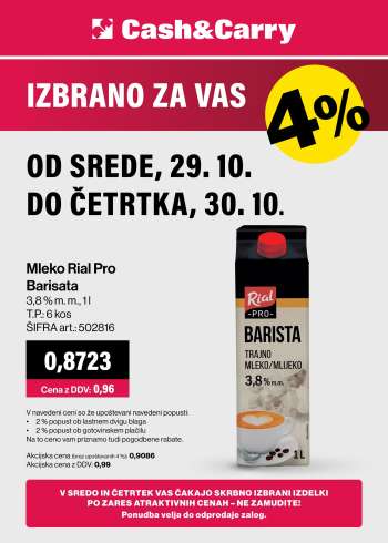 Mercator Cash & Carry katalog - 29.10.2025 - 30.10.2025.