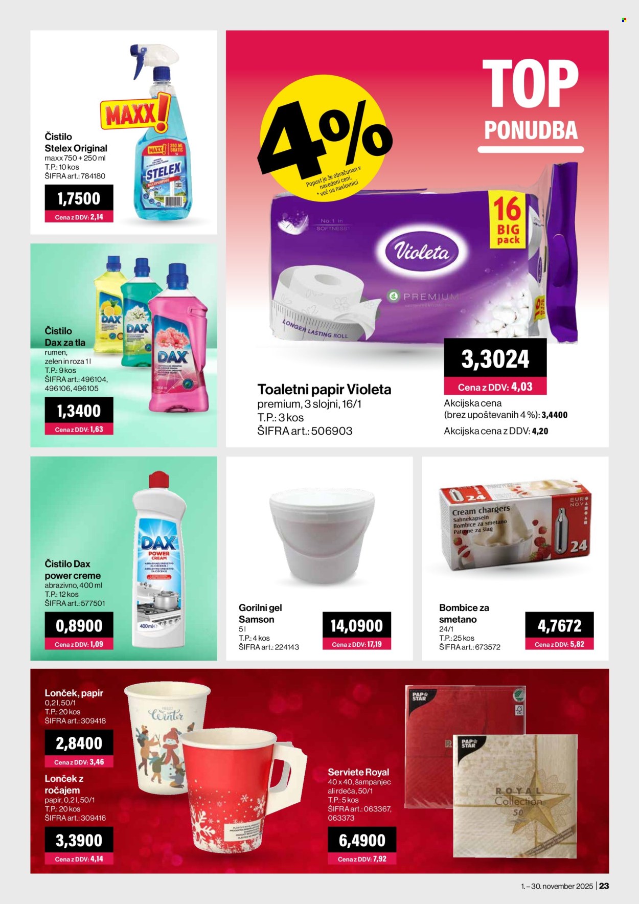 Mercator Cash & Carry katalog - 1.11.2025 - 30.11.2025. Stran 23