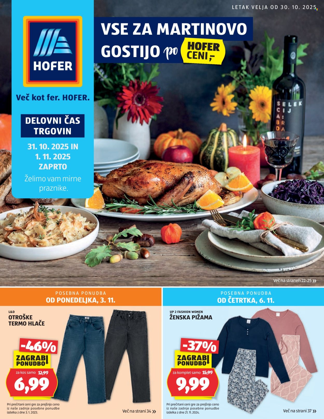 Hofer katalog - 30.10.2025 - 6.11.2025. Stran 1