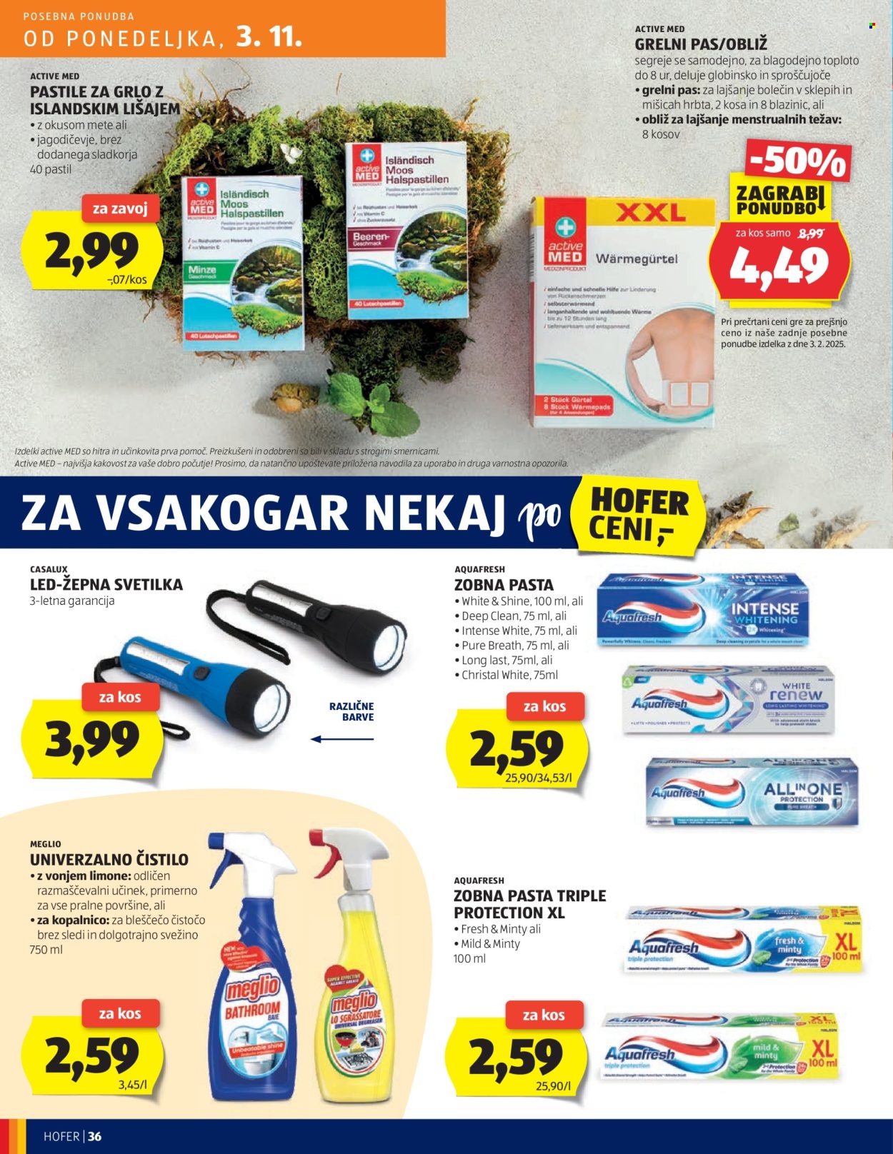 Hofer katalog - 30.10.2025 - 6.11.2025. Stran 36