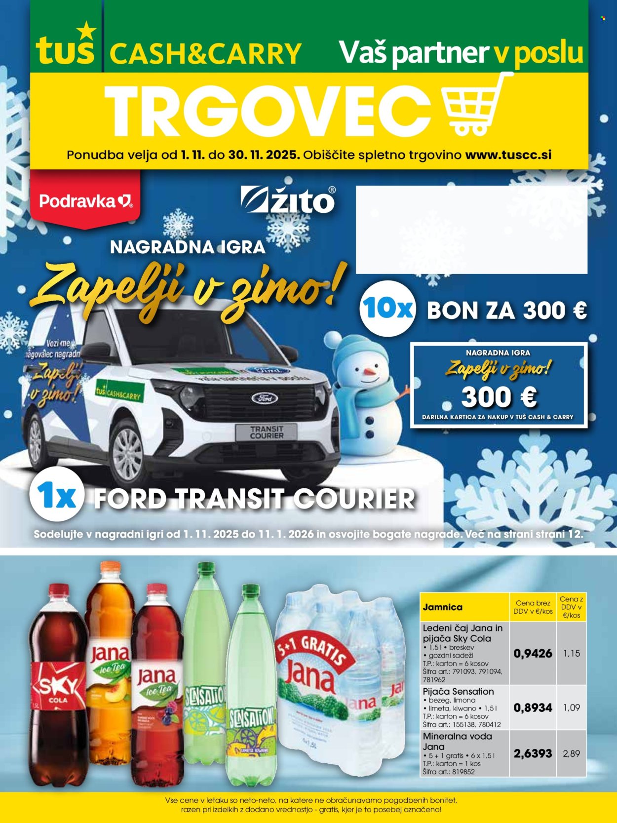 Tuš Cash & Carry katalog - 1.11.2025 - 30.11.2025. Stran 1