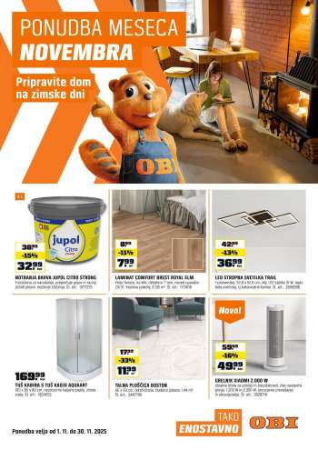 OBI katalog - 1.11.2025 - 30.11.2025.