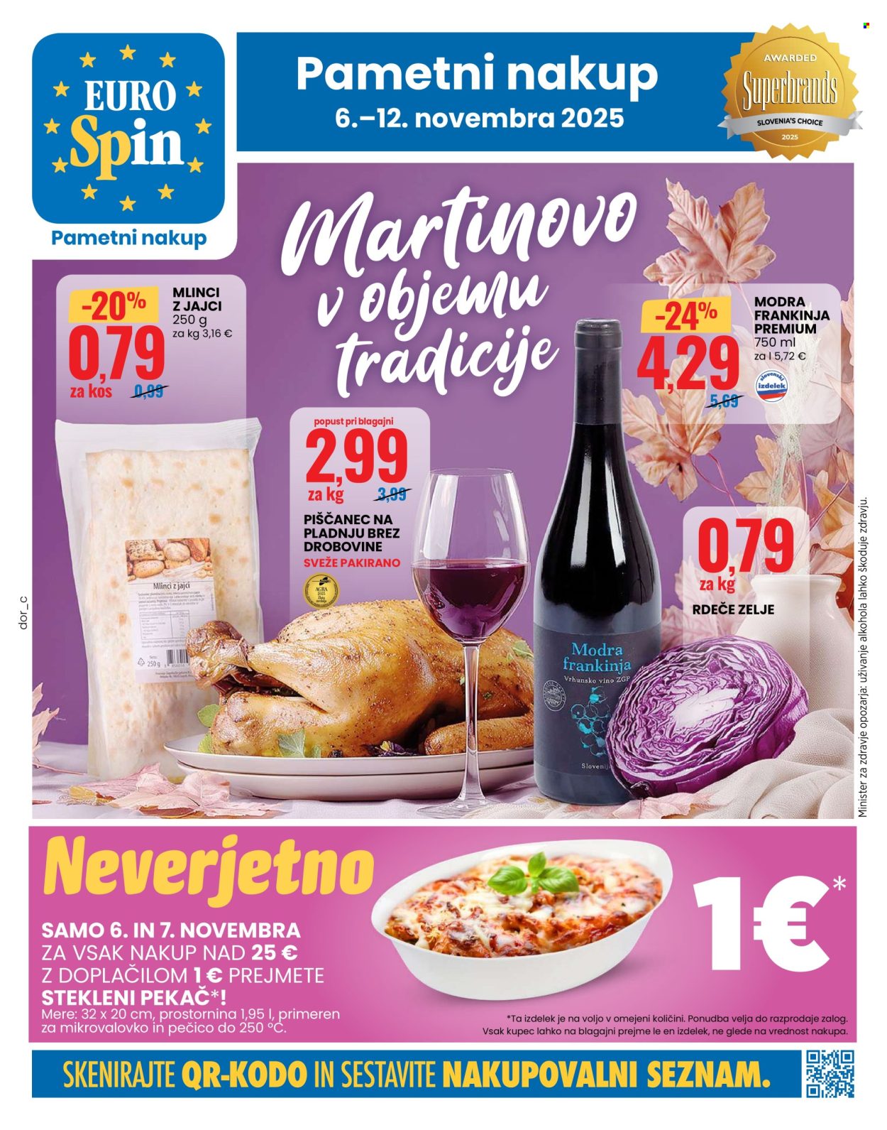 EuroSpin katalog - 6.11.2025 - 12.11.2025. Stran 1